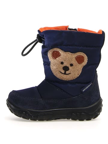 Naturino Winterboots "Poznurr Bear" in Dunkelblau