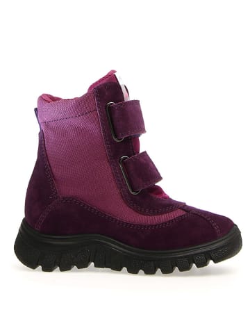Naturino Leder-Winterboots "Thorens" in Lila