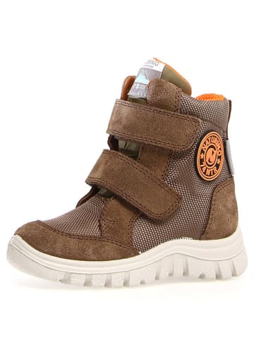 Naturino Leren boots "Geminae 2" bruin/oranje