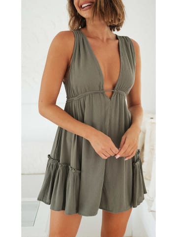 Milan Kiss Kleid in Khaki