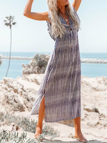 Milan Kiss Kleid in Dunkelblau/ Weiß