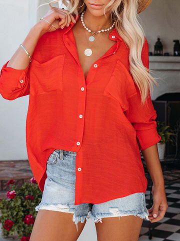 Milan Kiss Bluse in Rot