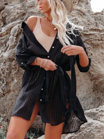 Milan Kiss Kimono in Schwarz