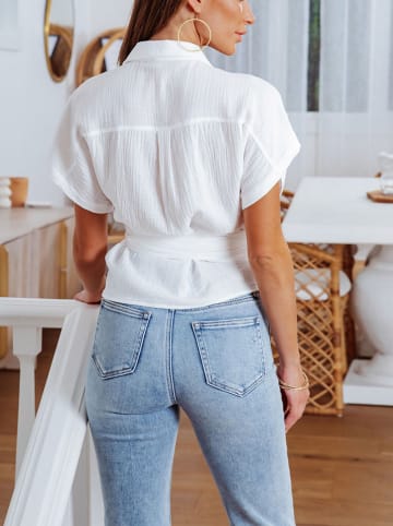 Milan Kiss Bluse in Weiß