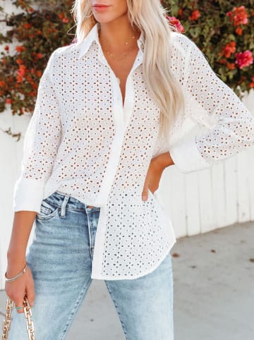Milan Kiss Blouse wit