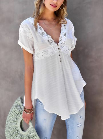 Milan Kiss Blouse wit