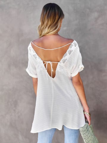 Milan Kiss Bluse in Weiß