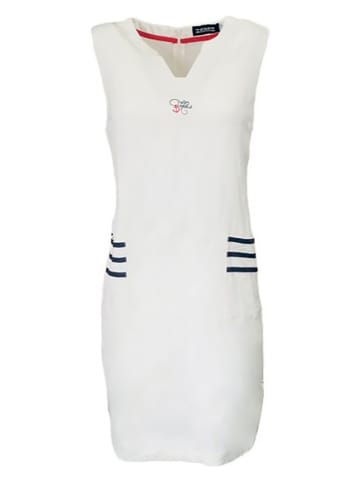 Hublot Mode Marine Kleid in Weiß