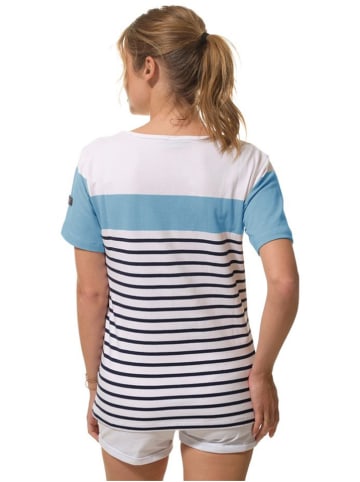Hublot Mode Marine Shirt wit/lichtblauw
