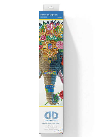 DIAMOND DOTZ Diamond Painting "Bohemian Olifant" - vanaf 4 jaar