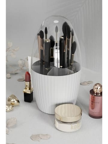 Violeta Home Make-Up Organizer in Weiß - (H)25 x Ø 13 cm