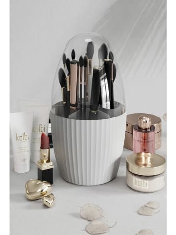 Violeta Home Organizer w kolorze białym na przybory do makijażu - wys. 25 x Ø 13 cm