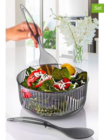 Violeta Home 3-delige set: saladekommen grijs