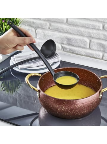 Violeta Home Suppenkelle in Schwarz - (H)26 cm