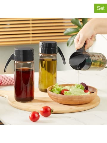 Violeta Home 3-częściowy zestaw w kolorze czarnym - 500 ml