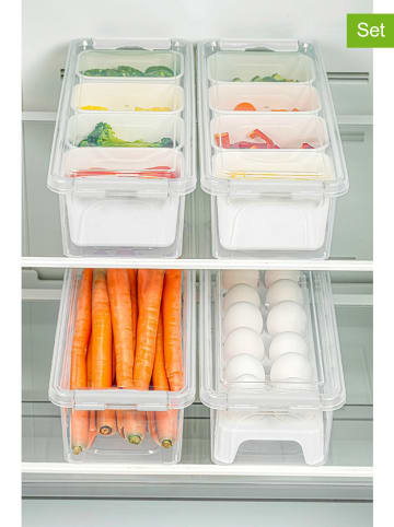 Violeta Home 4-delige set: voorraadcontainers transparant