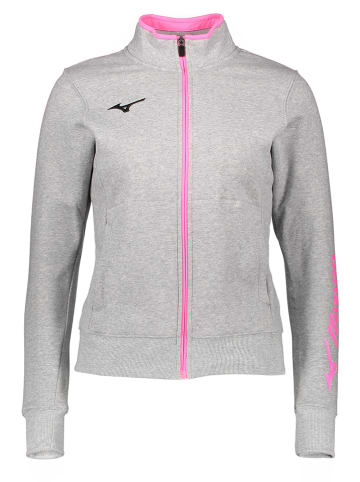 Mizuno Sweatjacke "Mizuno" in Grau