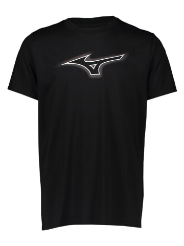 Mizuno Trainingsshirt "Athletic" in Schwarz