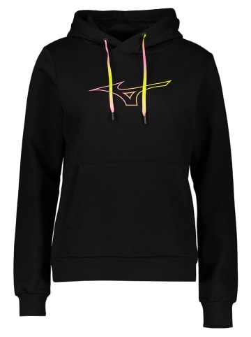 Mizuno Hoodie "Athletic" in Schwarz