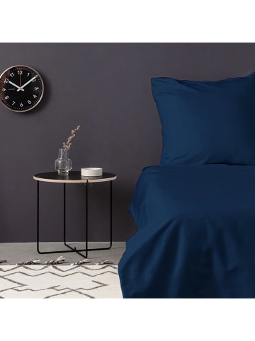 Colourful Cotton Satin-Bettwäsche-Set in Petrol