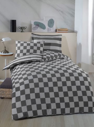 Colourful Cotton Komplet pościeli w kolorze biało-czarnym