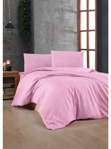 Colourful Cotton Renforcé beddengoedset lichtroze