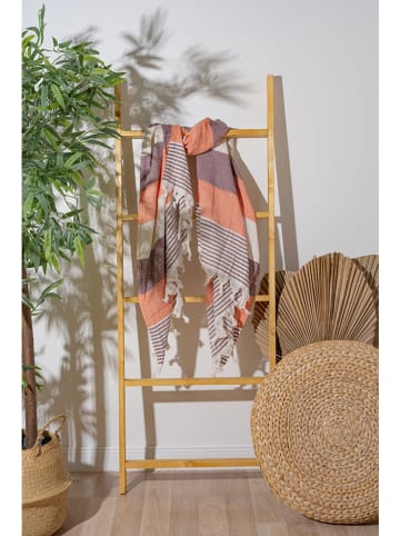 Colourful Cotton Fouta w kolorze pomarańczowo-fioletowym