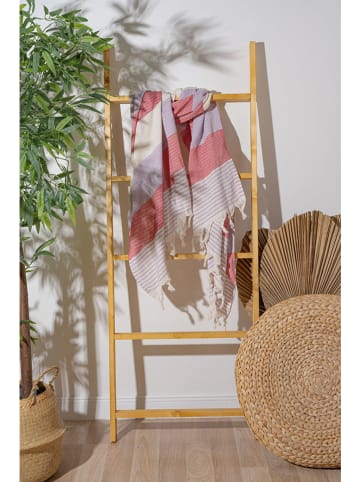 Colourful Cotton Fouta w kolorze różowo-fioletowym