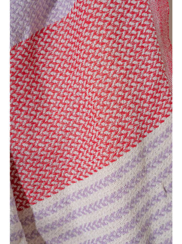 Colourful Cotton Fouta w kolorze różowo-fioletowym