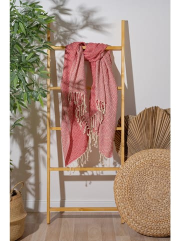 Colourful Cotton Fouta w kolorze czerwonym