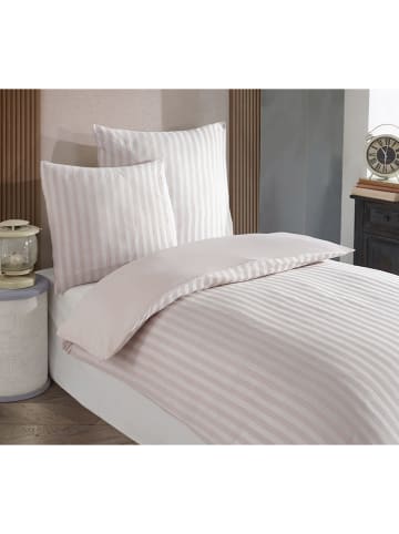 Colourful Cotton Beddengoedset "Road Potlu" beige