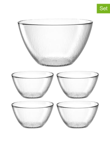 LEONARDO 5er-Set: Schalen "Attivo" - (H)17 x ? 25 cm