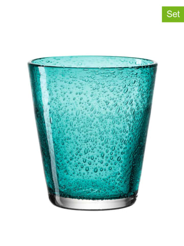 LEONARDO 6er-Set: Gläser "Burano" in Türkis - 330 ml