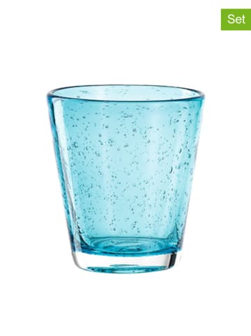 LEONARDO 6-delige set: glazen "Burano" lichtblauw - 330 ml