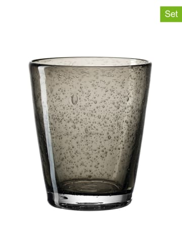 LEONARDO 6er-Set: Gläser "Burano" in Grau - 330 ml
