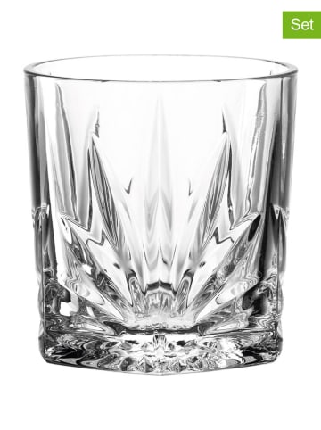 LEONARDO 4-delige set: whiskeyglazen "Capri" - 220 ml