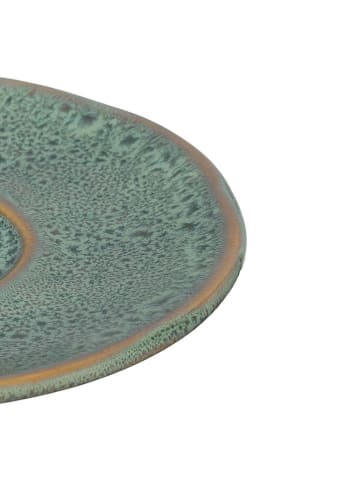 LEONARDO 4er-Set: Untertassen in Grün - Ø 11 cm