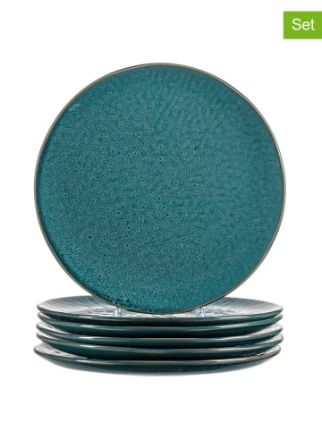LEONARDO 2-delige set: dinerborden "Matera" blauw - Ø 27 cm