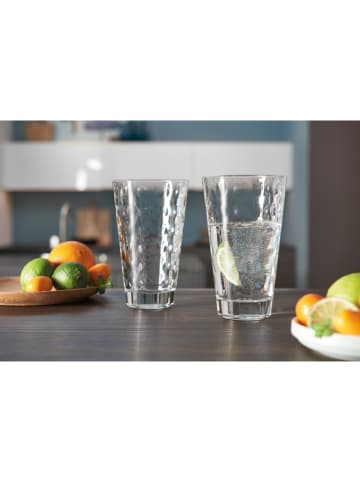 LEONARDO 4-delige set: glazen "Optic" - 540 ml