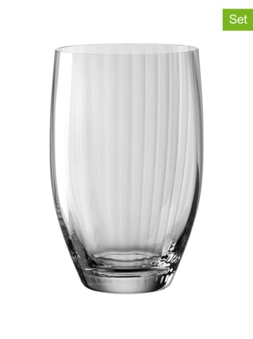 LEONARDO 6er-Set: Gläser "Poesia" in Grau - 460 ml