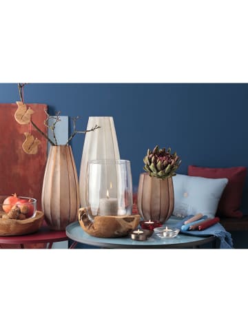 LEONARDO Decoratieve schaal transparant/lichtbruin - Ø 28 cm