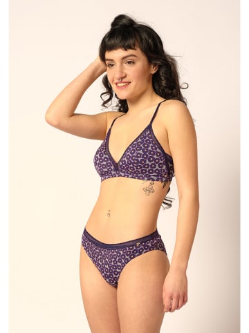 Skiny Soft-beha donkerblauw/paars