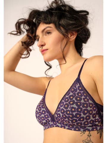Skiny Soft-beha donkerblauw/paars