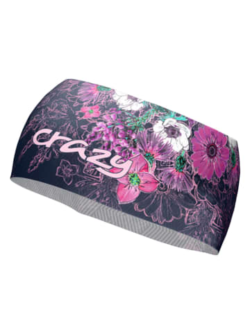 Crazy Functionele hoofdband "Crazy Band" antraciet/roze