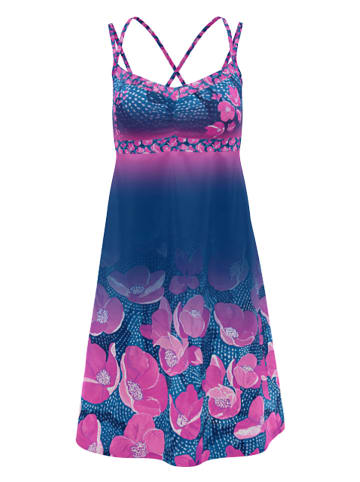 Crazy Funktionskleid "Kimera" in Blau/ Pink