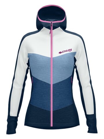 Crazy Funktionsjacke "Pull Exit" in Dunkelblau/ Weiß