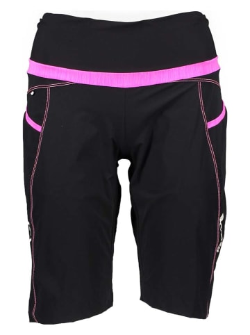 Crazy Funktionsshorts in Schwarz/ Pink