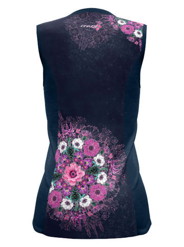 Crazy Funktionstop "Sirio" in Anthrazit/ Pink