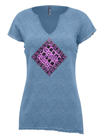 Crazy Shirt "Mandala" blauw