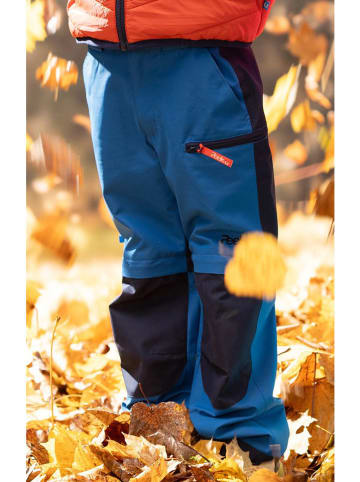 Peek U Zippoff-Trekkinghose "Terra" in Blau/ Dunkelblau